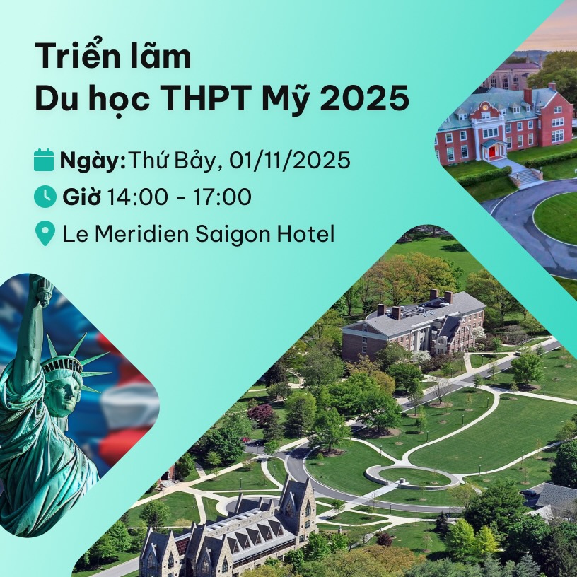Triển lãm Du học THPT Mỹ 2025